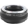 FOTGA MD-EOSR - Adattatore convertitore ad anello per obiettivo Minolta MD, compatibile con Canon EOS R R3 R5 R5C R6 Mark II R7 R8 R10 R50 R100 RP EOSR