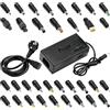 BCMCZCDC Adattatore di alimentazione universale - Cavo di ricarica per laptop/notebook e altri dispositivi - 12-24 Volt 96 Watt con 34 porte