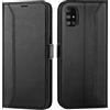 Verco Custodia a libro per Samsung Galaxy A51, 6,5 pollici, di alta qualità, colore nero