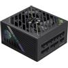 GAMEMAX GXPRO 750G Alimentatore PC 750W completamente modulare, ATX3.1 PCIe5.1 con connettore 12V-2x6, 80 Plus Gold, 105°C Condensatori giapponesi, 7 circuiti di protezione, 10 anni di garanzia, nero