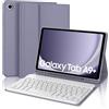 JADEMALL Tastiera per Samsung Tab A9+ 11 2023, Italiana QWERTY Tastiera Bluetooth Bluetooth Magnetica Staccabile con Portapenne per Samsung Tab A9 Plus 11 2023 SM-X210/X216/X218, Viola