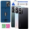 Eonpam Scocca Vetro Posteriore Sostituzione per Xiaomi Redmi Note 11 Pro+ Plus 5G Originale Back Cover Coperchio Copribatteria con Vetro Fotocamera+Kit di Riparazione(Nero)
