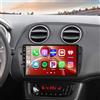 Roinvou 2+64G Schermo Radio per Seat Ibiza 2009-2013 con CarPlay | Android Autoradio 9 Pollici Stereo Auto con Android Auto Wi-Fi GPS Bluetooth EQ FM/RDS SWC Telecamera Posteriore