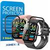 MIHENCE Pellicola protettiva per smartwatch P66D / P66E da 1,85 pollici, 3D Full Cover TPU HD PAMA, compatibile con Ddidbi P66D / P66E smartwatch da 1,85 pollici [3 pezzi]