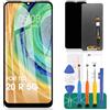 SRJTEK Kit di riparazione per schermo LCD TCL 20 R 5G / 20R 5G T767H per TCL 20 XE/20XE 5087Z, kit di riparazione digitalizzatore touch (nero, senza cornice)