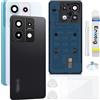 Enkeig Vetro Posteriore per Xiaomi Redmi Note 13 Pro 5G, Nero