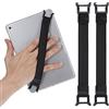 Ptwola 2 cinghie di sicurezza per tablet, PC, 7,8-13 pollici, ad alta elasticità, funzionamento con una sola mano, cinghia elastica universale per lettori