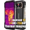 Ulefone Armor 27T Thermal Rugged Smartphone 2025, 24GB+256GB/2TB Android 14 Telefono Robusto, 64MP+Termocamera Telefono, 10600mAh Ricarica Wireless, 6.78 FHD+ Cellulari Resistente IP68, NFC, 4G LTE