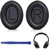 LuxStellar - Cuscinetti auricolari di ricambio per Bose QuietComfort 35 QC35 ii, QC35, QC25, QC15, QC2/Ae2, Ae2i, Ae2w/ Sound Link/Sound True