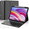 JADEMALL Custodia Tastiera per Redmi Pad Pro 12.1 2024, Italiana QWERTY Tastiera Bluetooth Staccabile Magnetica per Tablet Redmi Pad Pro 12.1 Pollici 2024, Nero