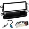 Sound Way Sound-way Kit Montaggio Autoradio, Mascherina 1 DIN / 2 DIN, Cavo Adattatore Connettore ISO, Adattatore Antenna, compatibile con Dacia Duster, Sandero