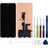 Swark Display AMOLED da 6,67, compatibile con Xiaomi Poco M6 Pro 4G (nero senza cornice) (con impronte digitali), display LCD touch screen Digitizer + set di attrezzi