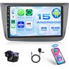 Roinvou 2+64G Schermo Radio per Seat Altea 2004-2015 Toledo 2004-2009 Wireless CarPlay Android Auto, Android Autoradio 9 Pollici Stereo Auto con Wi-Fi GPS Bluetooth EQ FM/RDS SWC Telecamera Posteriore