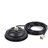 UAYESOK So239, supporto magnetico per antenna radio, diametro 115 cm, per antenna radio CB HF VHF UHF con cavo coassiale RG58 da 5 m, spina PL-259 per auto, autobus, taxi, camion