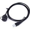 Cuifati Connettore USB impermeabile, adattatori per montaggio a pannello con connettore maschio femmina USB3.0, connettore per prolunga per telefoni cellulari, digitali, automobili, dischi rigidi e altre appa