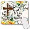 youyaya Tappetino Mouse piccolo,Mouse Pad Mousepad con Fantasia,24 x 20 x 0,3 cm Tappetini Mouse per Computer PC e Laptop