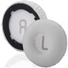 Miruchertter Tune 600 - Cuscinetti auricolari di ricambio compatibili con cuffie JBL tune600 btnc Tune 600 BT NC T600, in memory foam ad alta densità (bianco)