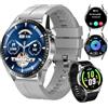 Homailida Smartwatch Uomo, 1.39 Orologio Fitness Tracker con Risposte/Chiamate, 190+ Modalità Sportive IP68, Smart Watch Uomo con Monitoraggio del Sonno/Contapassi per IOS/Android