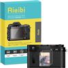 Rieibi Confezione da 3 pellicole protettive per Fujifilm X-HF1/X-Half Camera, 0,25 mm, durezza 9H, pellicola in vetro temperato per Fujifilm X HF1/ X Half Sreen Protector