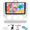 GOHHDL Android 15, 4G+64G GOHHDL Autoradio Android Navi per Ford Focus Exi MT 2 3 Mk2/Mk3 2004-2011 Carplay Android Auto, 2Din Touch Stereo da 9 Pollici con GPS WiFi SWC FM RDS Radio EQ AHD Retrocamera&Mic