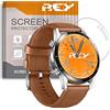 REY Pack 3X Pellicola salvaschermo per Universal de 39mm, Vetro temperato, di qualità Premium ¡Misurare Prima di Acquistare!