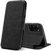 Verco Case per Samsung Galaxy S20 Plus Custodia, Cover a Libro Pelle PU per Samsung S20 Plus Custodia Premio Booklet Protettiva, Nero