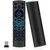 Binghe Air Mouse Voice Telecomando, G20s PRO 2.4G Bluetooth Telecomando, Doppia Modalità Teleco-mando Wireless con Retroilluminato per Smart Bbox TV/Android/Computer/Proiettore
