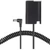 Raeisusp 5,5 * 2,1 mm cavo a molla DMW BLK22 Dummy Battery DMW-DCC17 DC Accoppiatore per Panasonic GH5II DC-S5 DC-S5K
