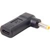 Cablecc - Adattatore USB 3.1 tipo C da USB-C a DC 19 V Emulatore PD ad angolo di 90 gradi (4,0 x 1,7 mm)