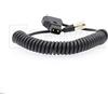 EONVIC Anton Bauer D-Tap al maschio Hirose 4 Pin cavo a spirale per dispositivi audio Zaxcom