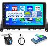 podofo 2G&64G 9Autoradio per Mercedes C Classe W204 S204 2007-2010 con Carplay Android Auto Wireless, Touchscreen Bluetooth HIFI/RDS/FM Radio, Wifi Navi/Telecamera posteriore AHD