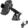 Mozzoom Mobile Phone Holder Car Universal Mobile Phone Holder for Cars Dashboard & Windscreen with Button Release 360° Rotation,Car Accessories for All Cellphone