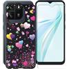 KJYFOANI Custodia Cover per Blackview Wave 6C (6.50), Ultra Sottile Silicone TPU Case Anti-Graffio Protezione Guscio + 1 Pezzi Pellicola Vetro Temperato per Blackview Wave 6C - Palloncino