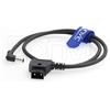 Eonvic Cavo di alimentazione da 12 V con attacco D-Tap a 2,1 x 5,5 mm CC, per monitor Atomos Shogun (cavo CC ad angolo retto)