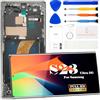 SRJTEK 【Versione USA】OLED per Samsung S23 Ultra Schermo di Ricambio per Samsung S23 Ultra 5g SM-S918U Kit di riparazione per display LCD Touch Screen con cornice (verde, area display più grande)