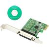 CERRXIAN Scheda controller PCI Express parallela scheda PCI Express a 1 porta adattatore 25pin parallelo Lpt Pci DB25 stampante scheda controller porta a parallelo