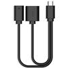 Rii Cavo adattatore Micro USB Host OTG F1 da micro USB a USB per Smart TV, compatibile con tastiere Rii Logitech, e Nintendo Switch, SNES, NES Classic