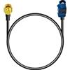 Vecys Cavo GPS Fakra C a SMA Cavo Maschio a Spirale Cavo Adattatore Antenna GPS Fakra RG174 30cm 11,8in per Auto DVR Sistema di Localizzazione Modulo GPS Antenna Sistema di Navigazione GPS Ricevitore