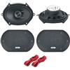 GK SOUND KIT SET PER EXCALIBUR X572 2 altoparlanti coassiali a 2 vie 5 x 7, 14,1 x 19,1 cm, 141 x 191 mm, 80 watt rms 450 watt max, 4 ohm, 90 db, a coppia + griglie e cavi omaggio