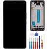 E-YIIVIIL Display TFT compatibile con Samsung Galaxy A53 5G SM-A536B SM-A536U SM-A536W 6.5 LCD Display Touch Screen Assembly with Tools Black (con cornice)