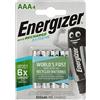 Energizer 638629 Extreme Batteria Ricaricabile, 800 mAh, (4 Pezzi)