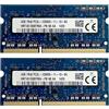 OPAX51 8 GB [2 x 4 GB] Memoria RAM DDR3L SODIMM 2 x 4 GB 1600 MHz PC3L-12800S 204 pin CL11 1.35 V per computer portatile Notebook Laptop 2 moduli da 4 GB 51032