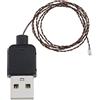 VGOL Cavo Di Alimentazione USB Per Luci Fai-da-te Compatibile Con LEGO USB Cavo Di Alimentazione Lampada Decorativa Fai-da-te Accessori Per Giocattoli In Filo USB 5 V 50 Cm Nero