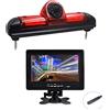KNRAGHO Misura per FIAT Ducato Retrofit posteriore luce di retromarcia per FIAT Ducato fine 2006-2015 3 gen, P-eugeot Boxer, Citroen Jumper (con monitor)