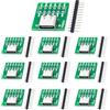 Youmile 10 Pcs Type-C Adattatore da USB a DIP 2.54mm Connettore femmina a 12 pin Scheda convertitore PCB per fai da te