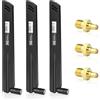 diymore Antenna 5G LTE a forma di pagaia 4G/5G ad alto guadagno SMA maschio amplificatore di segnale pin interno 600-6000MHz adatto per router/gateway IoT/dispositivi domestici intelligenti, nero