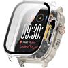 FTRONGRT Cover Compatibile con Realme Watch 5, PC + Pellicola Temperata, Antigraffio Custodia Protettiva. Trasparente