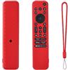 BIIULHCI Custodia telecomando per Sony RMF-TX810P/TX810U/RMF-TX811U/RMF-TX910U/TX920U Voice Remote Cover - Custodia in silicone per accessori TV (Red Not Glow)