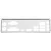 Briny River 1x I/O PC Backplane Shield Compatibile con ASUS Prime B250M-A Silver