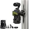 JIEZRIN Supporto magnetico compatibile con DJI Osmo Pocket 3, multifunzione Pocket 3 accessori adattatore di espansione per Action Camera, Action Camera, scarpa fredda, regolabile a 180°